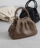 【アーバンリサーチ/URBAN RESEARCH】のレザーハンドバッグ 人気、トレンドファッション・服の通販 founy(ファニー) ファッション Fashion レディースファッション Fashion for Women バッグ Bags 2025年 2025 2025-2026秋冬・A/W Autumn/Winter 2025–26 AW25–26 冬 Winter / This Winter イタリア Italy エレガント 上品 Elegant ギャザー Gathered, Ruffled コンパクト Compact, Small Size ショルダー Shoulder, Shoulder Strap A/W・秋冬 Autumn/Winter thumbnail モカ|ID: prp329100004822200 ipo3291000000035050842