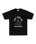 【ア ベイシング エイプ/A BATHING APE】のSTATUE OF LIBERTY TEE 人気、トレンドファッション・服の通販 founy(ファニー) ファッション Fashion レディースファッション Fashion for Women インナー Innerwear グラフィック Graphic, Graphic Design ショート Short, Short Length スリーブ Sleeve, Long Sleeve / Short Sleeve フロント Front, Front Design プリント Print, Printed Pattern ラバー Rubber, Rubber Sole thumbnail BLACK|ID: prp329100004822201 ipo3291000000035050846