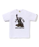 【ア ベイシング エイプ/A BATHING APE】のSTATUE OF LIBERTY TEE 人気、トレンドファッション・服の通販 founy(ファニー) ファッション Fashion レディースファッション Fashion for Women インナー Innerwear グラフィック Graphic, Graphic Design ショート Short, Short Length スリーブ Sleeve, Long Sleeve / Short Sleeve フロント Front, Front Design プリント Print, Printed Pattern ラバー Rubber, Rubber Sole thumbnail WHITE|ID: prp329100004822201 ipo3291000000035050848