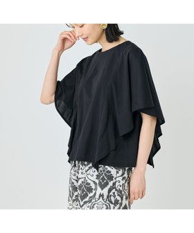 【セブンアイディコンセプト/7-IDconcept】のフレアースリーブカットプルオーバー 人気、トレンドファッション・服の通販 founy(ファニー) ファッション Fashion レディースファッション Fashion for Women トップス・カットソー Cut & Sew Tops カジュアルプルオーバー・ニットトップス Pullovers & Knit Tops / Casual Pullovers コンパクト Compact, Small Size スマート Smart, Elegant スリット Slit, Slit Detail ノースリーブ Sleeveless, No-Sleeve フレアースリーブ Flared Sleeve, Bell Sleeve エレガント 上品 Elegant |ID:prp329100004822204