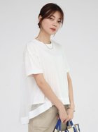 【ラシュッド/LASUD】のバックチュールTシャツ 人気、トレンドファッション・服の通販 founy(ファニー) ファッション Fashion レディースファッション Fashion for Women トップス・カットソー Cut & Sew Tops シャツ・ブラウス・オフィスカジュアル Elegant Blouses & Button-Ups ロングTシャツ・Tシャツ Longline T-Shirts & Tees バッグ Bags チュール Tulip, Tulip Motif thumbnail オフホワイト|ID: prp329100004822207 ipo3291000000035050906