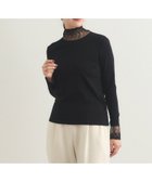 【ローラアシュレイ/LAURA ASHLEY】の【チュール付き】フライスカットソー 人気、トレンドファッション・服の通販 founy(ファニー) ファッション Fashion レディースファッション Fashion for Women トップス・カットソー Cut & Sew Tops カットソー・ベーシックTシャツ Cut-and-Sewn Tops / Stretch Tees & Basics なめらか Smooth, Silky Texture インナー Innerwear カットソー Cut and Sewn Top ジャケット Jacket, Outerwear スリット Slit, Slit Detail チュール Tulip, Tulip Motif レース Lace, Lace Fabric A/W・秋冬 Autumn/Winter thumbnail ブラック|ID: prp329100004822209 ipo3291000000035050922
