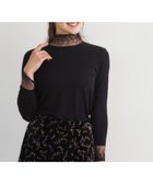 【ローラアシュレイ/LAURA ASHLEY】の【チュール付き】フライスカットソー 人気、トレンドファッション・服の通販 founy(ファニー) ファッション Fashion レディースファッション Fashion for Women トップス・カットソー Cut & Sew Tops カットソー・ベーシックTシャツ Cut-and-Sewn Tops / Stretch Tees & Basics なめらか Smooth, Silky Texture インナー Innerwear カットソー Cut and Sewn Top ジャケット Jacket, Outerwear スリット Slit, Slit Detail チュール Tulip, Tulip Motif レース Lace, Lace Fabric A/W・秋冬 Autumn/Winter thumbnail ネイビー|ID: prp329100004822209 ipo3291000000035050925