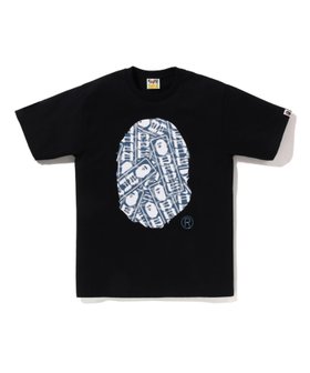 【ア ベイシング エイプ/A BATHING APE】のJAPANESE CLOUD CAMO LABEL TEE M 人気、トレンドファッション・服の通販 founy(ファニー) ファッション Fashion レディースファッション Fashion for Women インナー Innerwear グラフィック Graphic, Graphic Design ショート Short, Short Length スリーブ Sleeve, Long Sleeve / Short Sleeve デニム Denim, Jeans Material フロント Front, Front Design プリント Print, Printed Pattern |ID:prp329100004822210