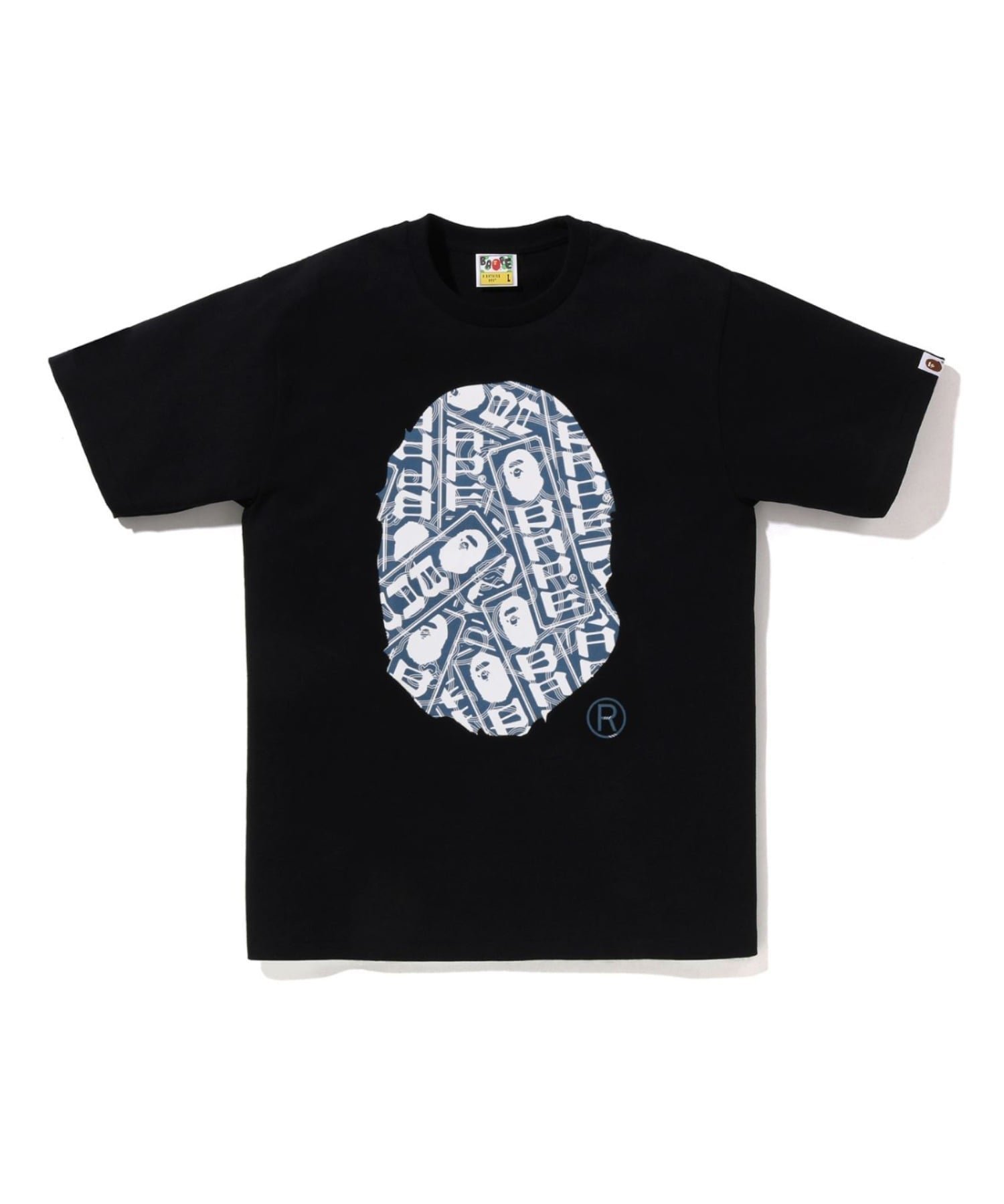 【ア ベイシング エイプ/A BATHING APE】のJAPANESE CLOUD CAMO LABEL TEE M 人気、トレンドファッション・服の通販 founy(ファニー) 　ファッション　Fashion　レディースファッション　Fashion for Women　インナー　Innerwear　グラフィック　Graphic, Graphic Design　ショート　Short, Short Length　スリーブ　Sleeve, Long Sleeve / Short Sleeve　デニム　Denim, Jeans Material　フロント　Front, Front Design　プリント　Print, Printed Pattern　 other-1|ID: prp329100004822210 ipo3291000000035050926