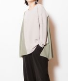 【オズモーシス/OSMOSIS】のアシンメトリー切替プルオーバー 人気、トレンドファッション・服の通販 founy(ファニー) ファッション Fashion レディースファッション Fashion for Women トップス・カットソー Cut & Sew Tops カジュアルプルオーバー・ニットトップス Pullovers & Knit Tops / Casual Pullovers アシンメトリー Asymmetrical Style カットソー Cut and Sewn Top スタンダード Standard, Basic 再入荷 Restock / Back in Stock 切替 Switching, Contrast Panel A/W・秋冬 Autumn/Winter thumbnail L.KHAKI|ID: prp329100004822220 ipo3291000000035051033
