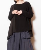 【オズモーシス/OSMOSIS】のアシンメトリー切替プルオーバー 人気、トレンドファッション・服の通販 founy(ファニー) ファッション Fashion レディースファッション Fashion for Women トップス・カットソー Cut & Sew Tops カジュアルプルオーバー・ニットトップス Pullovers & Knit Tops / Casual Pullovers アシンメトリー Asymmetrical Style カットソー Cut and Sewn Top スタンダード Standard, Basic 再入荷 Restock / Back in Stock 切替 Switching, Contrast Panel A/W・秋冬 Autumn/Winter thumbnail BLACK|ID: prp329100004822220 ipo3291000000035051034