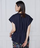 【セブンアイディコンセプト/7-IDconcept】のシャーリングカットブラウス 人気、トレンドファッション・服の通販 founy(ファニー) ファッション Fashion レディースファッション Fashion for Women トップス・カットソー Cut & Sew Tops シャツ・ブラウス・オフィスカジュアル Elegant Blouses & Button-Ups シャーリング Shirring, Ruched スリーブ Sleeve, Long Sleeve / Short Sleeve フレンチ French, French Style ヘムライン Hemline, Bottom Cut thumbnail ネイビー|ID: prp329100004822229 ipo3291000000035051156