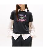 【トミーヒルフィガー/TOMMY HILFIGER】のクレストフラッグTシャツ 人気、トレンドファッション・服の通販 founy(ファニー) ファッション Fashion レディースファッション Fashion for Women トップス・カットソー Cut & Sew Tops シャツ・ブラウス・オフィスカジュアル Elegant Blouses & Button-Ups ロングTシャツ・Tシャツ Longline T-Shirts & Tees アメリカン American Style カラフル Colorful Design クラシック Classic, Timeless Style コンパクト Compact, Small Size ゴルフ Golf デニム Denim, Jeans Material ベーシック Basic, Essential モダン Modern, Contemporary 人気 Popular, Best Seller thumbnail ブラックBDS|ID: prp329100004822236 ipo3291000000035051235