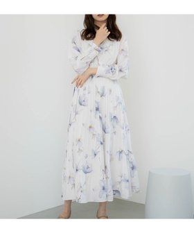 【ノエラ/Noela】のビッグフラワープリーツワンピース 人気、トレンドファッション・服の通販 founy(ファニー) ファッション Fashion レディースファッション Fashion for Women ワンピース Dresses オケージョン Occasion Wear ビッグ Big, Oversized フラワー Flower, Floral プリーツ Pleats, Pleated ポケット Pocket, Pocket Detail |ID:prp329100004822710