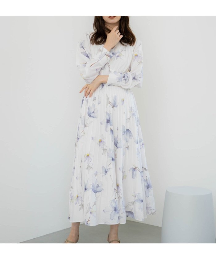 【ノエラ/Noela】のビッグフラワープリーツワンピース インテリア・キッズ・メンズ・レディースファッション・服の通販 founy(ファニー) https://founy.com/ ファッション Fashion レディースファッション Fashion for Women ワンピース Dresses オケージョン Occasion Wear ビッグ Big, Oversized フラワー Flower, Floral プリーツ Pleats, Pleated ポケット Pocket, Pocket Detail |ID: prp329100004822710 ipo3291000000035162469