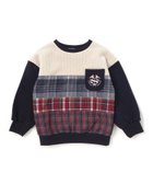 【ベベ オンライン ストア/BEBE ONLINE STORE / KIDS】の【裏起毛】胸ポケット付きチェック切り替えトレーナー(80~130cm) 人気、トレンドファッション・服の通販 founy(ファニー) ファッション Fashion キッズファッション Fashion for Kids 秋 Autumn スタイリッシュ Stylish, Fashionable チェック Check, Plaid, Tartan トレーナー Sweatshirt, Trainer フレンチ French, French Style ポケット Pocket, Pocket Detail ミックス Mix, Mixed Style モチーフ Motif, Design Theme ワンポイント One Point, Statement Accent A/W・秋冬 Autumn/Winter お家時間・ステイホーム Stay Home / At Home エレガント 上品 Elegant 2025年 2025 2025-2026秋冬・A/W Autumn/Winter 2025–26 AW25–26 thumbnail ブラック|ID: prp329100004822720 ipo3291000000035063581