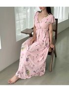 【スナイデル ホーム/SNIDEL HOME】の【接触冷感】カットカシュクールワンピース 人気、トレンドファッション・服の通販 founy(ファニー) ファッション Fashion レディースファッション Fashion for Women ワンピース Dresses なめらか Smooth, Silky Texture イエロー Yellow カシュクール Wrap Design カットソー Cut and Sewn Top カラフル Colorful Design スマート Smart, Elegant フェミニン Feminine, Girly フラワー Flower, Floral フレア Flare, Flared ロマンティック Romantic, Feminine Style エレガント 上品 Elegant thumbnail PNK[066]|ID: prp329100004822744 ipo3291000000035063812