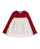 【ベベ オンライン ストア/BEBE ONLINE STORE / KIDS】のキラキラきらめくお星さまふんわりチュールトレーナー(80~130cm) 人気、トレンドファッション・服の通販 founy(ファニー) ファッション Fashion キッズファッション Fashion for Kids 秋 Autumn コンパクト Compact, Small Size シャーリング Shirring, Ruched ダブル Double, Double-Breasted チェック Check, Plaid, Tartan チュール Tulip, Tulip Motif トレーナー Sweatshirt, Trainer フェイス Face, Facial Design フレンチ French, French Style ボトム Bottoms, Lower Wear ミックス Mix, Mixed Style モチーフ Motif, Design Theme 冬 Winter / This Winter A/W・秋冬 Autumn/Winter おすすめ Recommended / Our Picks お家時間・ステイホーム Stay Home / At Home エレガント 上品 Elegant 2025年 2025 2025-2026秋冬・A/W Autumn/Winter 2025–26 AW25–26 thumbnail レッド×オフホワイト系|ID: prp329100004822767 ipo3291000000035064303