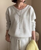 【ドゥ アルシーヴ/Doux archives】の裏起毛Vネック前後2WAYプルオーバー 人気、トレンドファッション・服の通販 founy(ファニー) ファッション Fashion レディースファッション Fashion for Women トップス・カットソー Cut & Sew Tops カジュアルプルオーバー・ニットトップス Pullovers & Knit Tops / Casual Pullovers Vネックトップス V-Neck Tops / V-Cut Neckline Shirts スウェット / スエット Sweatshirt, Sweatwear セットアップ Set-Up, Coordinated Outfit デコルテ Décolleté, Neckline ボトム Bottoms, Lower Wear thumbnail OATMEAL|ID: prp329100004822769 ipo3291000000035064328