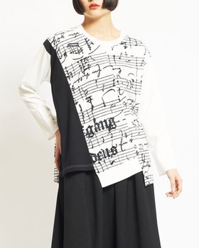 【ゴム/gomme】のスコアステップT 人気、トレンドファッション・服の通販 founy(ファニー) ファッション Fashion レディースファッション Fashion for Women エレガント 上品 Elegant カーゴパンツ Cargo Pants, Utility Pants デニム Denim, Jeans Material プリント Print, Printed Pattern ベーシック Basic, Essential ポケット Pocket, Pocket Detail 今季 This Season, Current Season 無地 Plain, Solid Color |ID:prp329100004822776