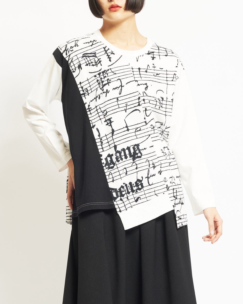 【ゴム/gomme】のスコアステップT 人気、トレンドファッション・服の通販 founy(ファニー) 　ファッション　Fashion　レディースファッション　Fashion for Women　エレガント 上品　Elegant　カーゴパンツ　Cargo Pants, Utility Pants　デニム　Denim, Jeans Material　プリント　Print, Printed Pattern　ベーシック　Basic, Essential　ポケット　Pocket, Pocket Detail　今季　This Season, Current Season　無地　Plain, Solid Color　 other-1|ID: prp329100004822776 ipo3291000000035064493