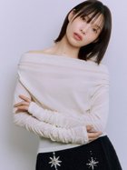 【リリーブラウン/Lily Brown】のフロッキーベロアドレープトップス 人気、トレンドファッション・服の通販 founy(ファニー) ファッション Fashion レディースファッション Fashion for Women トップス・カットソー Cut & Sew Tops ベロアトップス Velour Tops / Velvet-Look Items エレガント 上品 Elegant カットソー Cut and Sewn Top スマート Smart, Elegant チュール Tulip, Tulip Motif トレンド Trend, Trending Now ビジュー Bijou, Jewel-like Accent フィット Fit, Slim Fit ベロア Velour, Soft Velvet ミニスカート Mini Skirt, Short Skirt ロング Long, Long-Length A/W・秋冬 Autumn/Winter おすすめ Recommended / Our Picks thumbnail IVR[003]|ID: prp329100004822784 ipo3291000000035064624