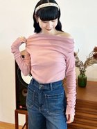 【リリーブラウン/Lily Brown】のフロッキーベロアドレープトップス 人気、トレンドファッション・服の通販 founy(ファニー) ファッション Fashion レディースファッション Fashion for Women トップス・カットソー Cut & Sew Tops ベロアトップス Velour Tops / Velvet-Look Items エレガント 上品 Elegant カットソー Cut and Sewn Top スマート Smart, Elegant チュール Tulip, Tulip Motif トレンド Trend, Trending Now ビジュー Bijou, Jewel-like Accent フィット Fit, Slim Fit ベロア Velour, Soft Velvet ミニスカート Mini Skirt, Short Skirt ロング Long, Long-Length A/W・秋冬 Autumn/Winter おすすめ Recommended / Our Picks thumbnail PNK[066]|ID: prp329100004822784 ipo3291000000035064629