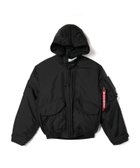 【エヌハリウッド/N.HOOLYWOOD】の× ALPHA INDUSTRIES MILITARY BLOUSON 人気、トレンドファッション・服の通販 founy(ファニー) ファッション Fashion レディースファッション Fashion for Women アウター Coat / Outerwear Collection ブルゾンジャケット・スポーティアウター Blouson Jackets ジャケット Jacket, Outerwear スタンダード Standard, Basic バランス Balance, Style Balance ブルゾン Blouson, Bomber Jacket ミリタリー Military, Army Style モダン Modern, Contemporary 今季 This Season, Current Season thumbnail BLACK|ID: prp329100004822801 ipo3291000000035064972