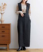 【ノアル/NOAHL】のツイードジャンパースカート 人気、トレンドファッション・服の通販 founy(ファニー) ファッション Fashion レディースファッション Fashion for Women スカート Skirts ツイード Twill, Twill Weave ハイネック High Neck, Mock Neck ポケット Pocket, Pocket Detail リブニット Rib Knit, Ribbed Knit 秋 Autumn thumbnail ブラック|ID: prp329100004822802 ipo3291000000035065001