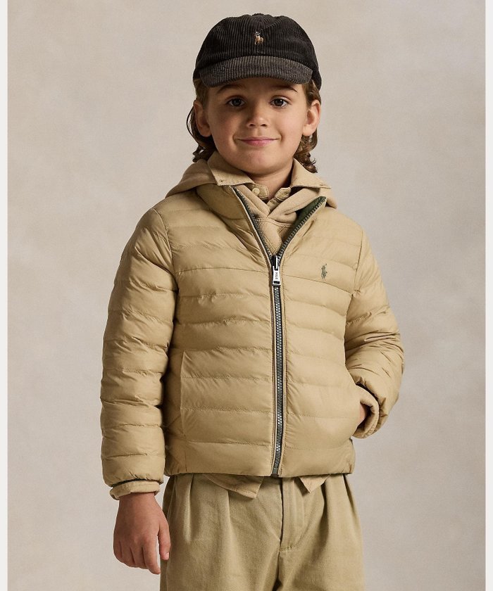 【ラルフローレン/RALPH LAUREN / KIDS】の(ボーイズ 2才~7才)P-Layer 2 リバーシブル モックネック ジャケット インテリア・キッズ・メンズ・レディースファッション・服の通販 founy(ファニー) https://founy.com/ ファッション Fashion キッズファッション Fashion for Kids アウター Coat Outerwear /Kids カフス Cuff Design ジップ Zip, Zipper ジャケット Jacket, Outerwear ダウン Down, Puffer フィット Fit, Slim Fit ボーイズ Boyish, Boy Style ポケット Pocket, Pocket Detail モックネック Mock Neck, Short Turtleneck リバーシブル Reversible, Two-Sided 無地 Plain, Solid Color 長袖 Long Sleeve, Full Sleeve |ID: prp329100004822807 ipo3291000000035065191