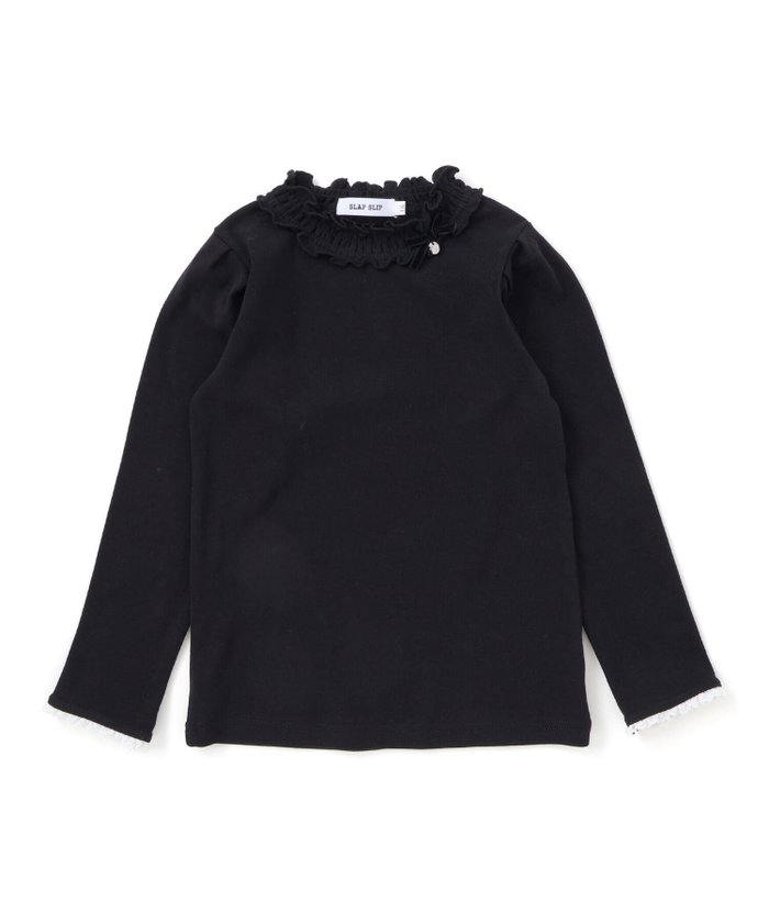 【ベベ オンライン ストア/BEBE ONLINE STORE / KIDS】のパフスリーブフリルモックネックTシャツ(80~130cm) インテリア・キッズ・メンズ・レディースファッション・服の通販 founy(ファニー) https://founy.com/ ファッション Fashion キッズファッション Fashion for Kids インナー Innerwear 秋 Autumn カラフル Colorful Design ギャザー Gathered, Ruffled クール Cool, Chic コレクション Collection, Seasonal Line シルバー Silver, Metallic Silver スリーブ Sleeve, Long Sleeve / Short Sleeve チェック Check, Plaid, Tartan チャーム Charm, Pendant 長袖 Long Sleeve, Full Sleeve フリル Frill, Ruffle フレンチ French, French Style ベロア Velour, Soft Velvet ミックス Mix, Mixed Style モチーフ Motif, Design Theme モックネック Mock Neck, Short Turtleneck リボン Ribbon, Bow レース Lace, Lace Fabric A/W・秋冬 Autumn/Winter エレガント 上品 Elegant 2025年 2025 2025-2026秋冬・A/W Autumn/Winter 2025–26 AW25–26 |ID: prp329100004822811 ipo3291000000035065237