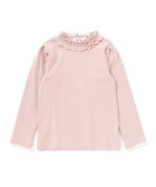 【ベベ オンライン ストア/BEBE ONLINE STORE / KIDS】のパフスリーブフリルモックネックTシャツ(80~130cm) ピンク|ID: prp329100004822811 ipo3291000000035065246