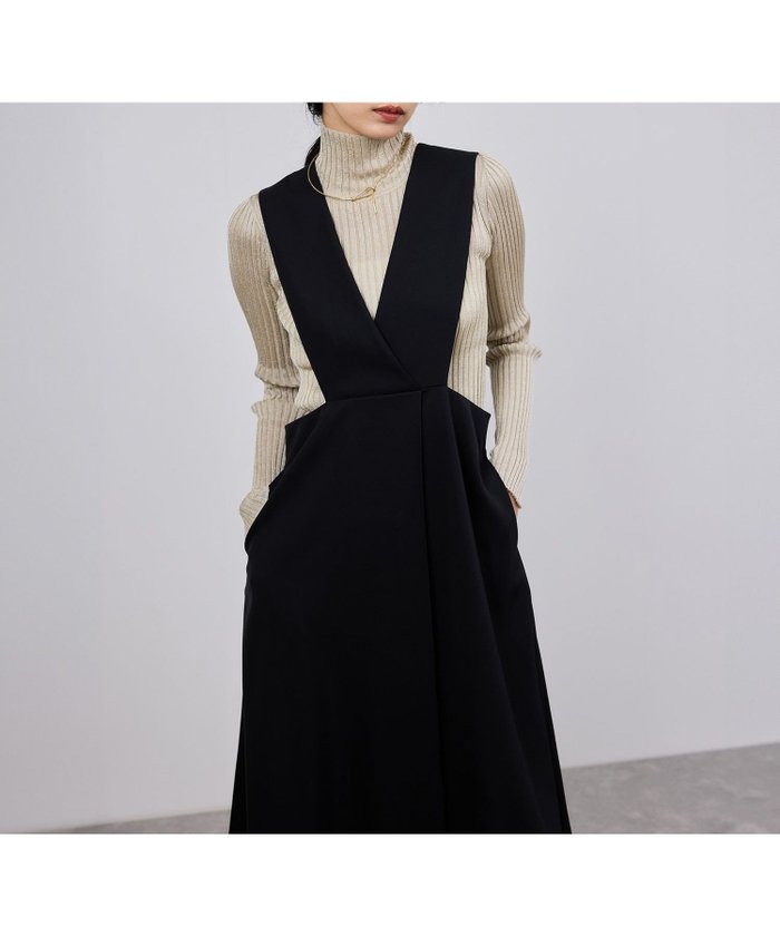 【ロペ/ROPE'】のトリアセテート ジャンパースカート/イージーケア インテリア・キッズ・メンズ・レディースファッション・服の通販 founy(ファニー) https://founy.com/ ファッション Fashion レディースファッション Fashion for Women スカート Skirts エレガント 上品 Elegant スリット Slit, Slit Detail ドレープ Drape, Draping Fabric フロント Front, Front Design プレミアム Premium, High-End ポケット Pocket, Pocket Detail おすすめ Recommended / Our Picks |ID: prp329100004822823 ipo3291000000035065441