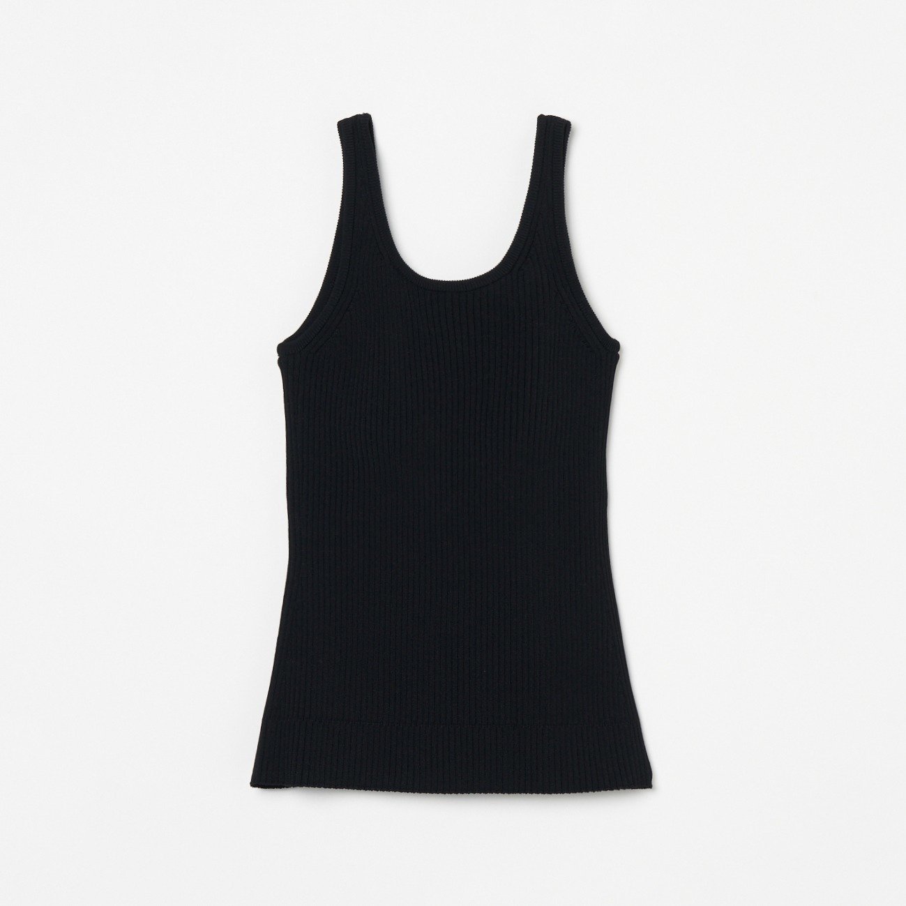 【エリオポール/heliopole】のTANK TOP SHELL インテリア・キッズ・メンズ・レディースファッション・服の通販 founy(ファニー) 　ファッション　Fashion　レディースファッション　Fashion for Women　インナー　Innerwear　エアリー　Airy Texture　タンク　Tank Top, Sleeveless Top　フィット　Fit, Slim Fit　リブニット　Rib Knit, Ribbed Knit　ブラック|ID: prp329100004822832 ipo3291000000035065633