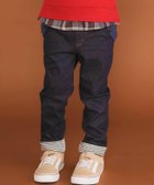 【ベベ オンライン ストア/BEBE ONLINE STORE / KIDS】の裏微起毛フラップポケットロングパンツ(80~130cm) ネイビー|ID: prp329100004822835 ipo3291000000035065793