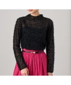 【アナイ/ANAYI】のプレイドフェザーチュール プルオーバー 人気、トレンドファッション・服の通販 founy(ファニー) ファッション Fashion レディースファッション Fashion for Women トップス・カットソー Cut & Sew Tops カジュアルプルオーバー・ニットトップス Pullovers & Knit Tops / Casual Pullovers エアリー Airy Texture エレガント 上品 Elegant シアー Sheer, See-Through ショート Short, Short Length スマート Smart, Elegant チュール Tulip, Tulip Motif フェザー Feather, Feather Detail モックネック Mock Neck, Short Turtleneck ロング Long, Long-Length A/W・秋冬 Autumn/Winter 再入荷 Restock / Back in Stock thumbnail black|ID: prp329100004822841 ipo3291000000035065887