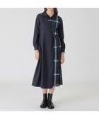 【ブルーレーベル クレストブリッジ/BLUE LABEL CRESTBRIDGE】のパーシャルクレストブリッジチェックドレス ネイビー|ID: prp329100004822844 ipo3291000000035162174