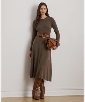 【ラルフローレン/RALPH LAUREN】 ウール クルーネック セーター ドレス人気、トレンドファッション・服の通販 founy(ファニー) ファッション Fashion レディースファッション Fashion for Women ワンピース Dresses フォーマル・パーティードレス・結婚式用ドレス Elegant & Casual Dresses セーター Sweater, Knitwear ドレス Dress, One-Piece 長袖 Long Sleeve, Full Sleeve |ID:prp329100004822858