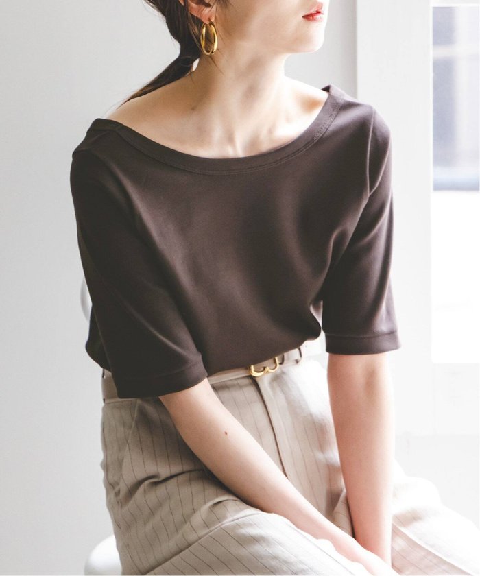 【ノーブル / スピック&スパン/NOBLE / Spick & Span】の《追加》スビンコットンソフトスクエアーネックTシャツ 2 インテリア・キッズ・メンズ・レディースファッション・服の通販 founy(ファニー) https://founy.com/ ファッション Fashion レディースファッション Fashion for Women トップス・カットソー Cut & Sew Tops シャツ・ブラウス・オフィスカジュアル Elegant Blouses & Button-Ups ロングTシャツ・Tシャツ Longline T-Shirts & Tees インナー Innerwear シンプル Simple, Minimal ジャケット Jacket, Outerwear フロント Front, Front Design 再入荷 Restock / Back in Stock |ID: prp329100004822868 ipo3291000000035066631