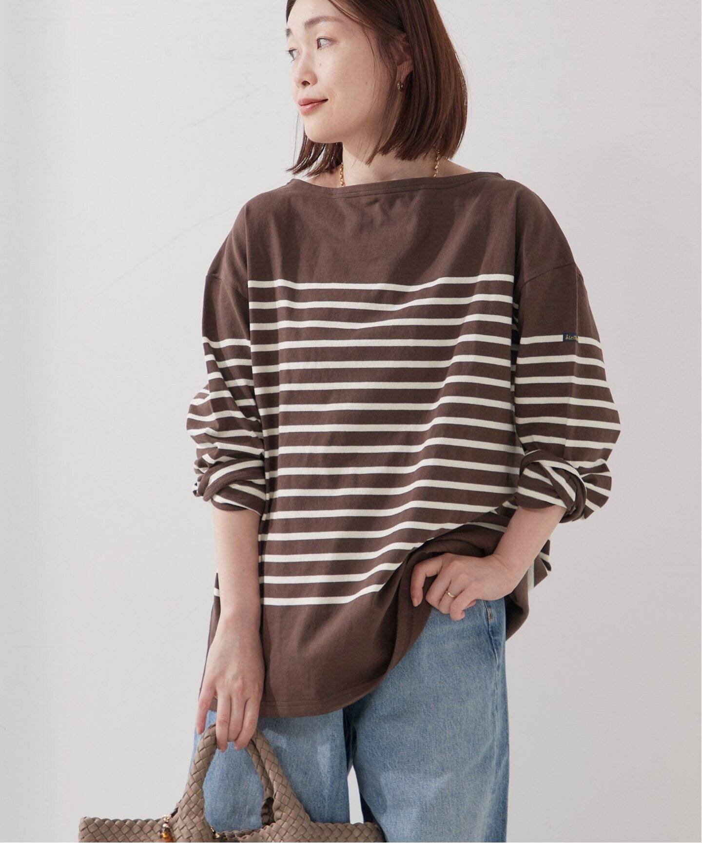 【ジャーナルスタンダード レサージュ/journal standard L'essage】の《別注》【Leminor/ルミノア】ナバルバスクシャツ カットソー 人気、トレンドファッション・服の通販 founy(ファニー) 　ファッション　Fashion　レディースファッション　Fashion for Women　トップス・カットソー　Cut & Sew Tops　シャツ・ブラウス・オフィスカジュアル　Elegant Blouses & Button-Ups　カットソー・ベーシックTシャツ　Cut-and-Sewn Tops / Stretch Tees & Basics　2025年　2025　2025-2026秋冬・A/W　Autumn/Winter 2025–26 AW25–26　おすすめ　Recommended / Our Picks　カットソー　Cut and Sewn Top　バスク　Basque, Basque Style　フランス　France, French　ベーシック　Basic, Essential　ボーダー　Border, Stripe　別注　Limited Edition, Custom Order　無地　Plain, Solid Color　 other-1|ID: prp329100004822872 ipo3291000000035066710