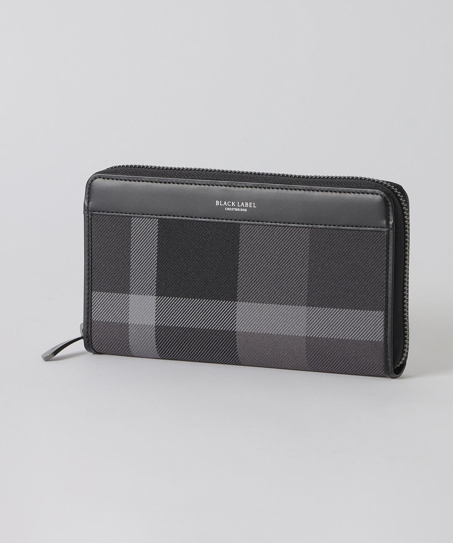 【ブルーレーベル ブラックレーベル クレストブリッジ/BLUE LABEL BLACK LABEL CRESTBRIDGE / MEN】のトーナルクレストブリッジチェックラウンドジップウォレット 人気、トレンドファッション・服の通販 founy(ファニー) 　ファッション　Fashion　メンズファッション　Fashion for Men　チェック　Check, Plaid, Tartan　エレガント 上品　Elegant　 other-1|ID: prp329100004822883 ipo3291000000035067001