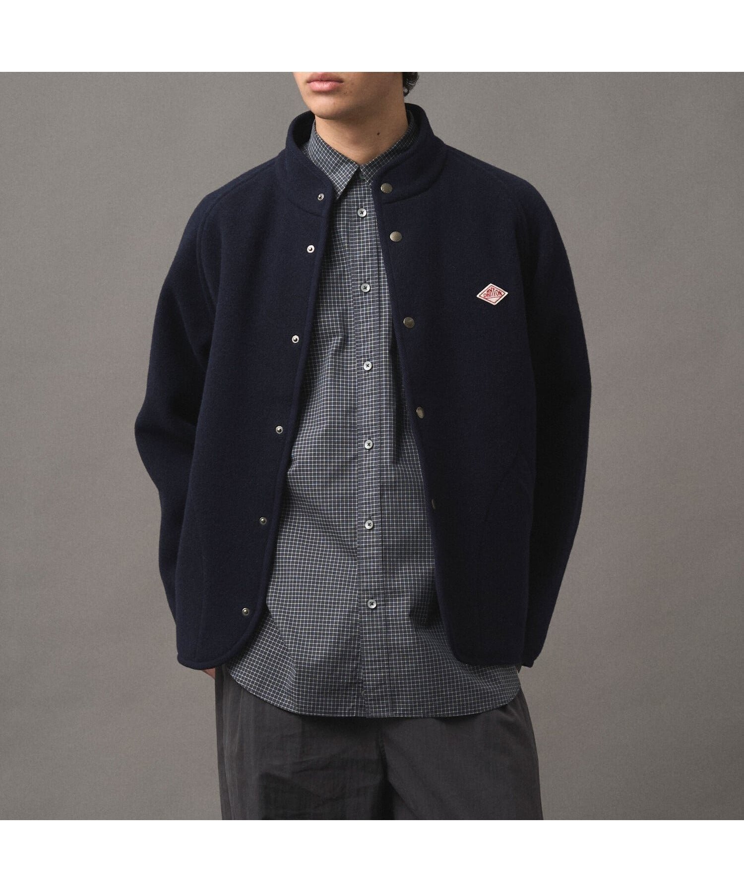 【ビショップ/Bshop / MEN】のウールライトパイル スタンドカラージャケット MEN インテリア・キッズ・メンズ・レディースファッション・服の通販 founy(ファニー) 　ファッション　Fashion　メンズファッション　Fashion for Men　ジャケット　Jacket, Outerwear　スタンド　Stand Collar, Upright Stand　スリーブ　Sleeve, Long Sleeve / Short Sleeve　テクスチャー　Texture, Textured Fabric　パイピング　Piping, Trim Design　フランス　France, French　ポケット　Pocket, Pocket Detail　ワーク　Workwear, Utility Style　NAVY|ID: prp329100004822884 ipo3291000000035067021