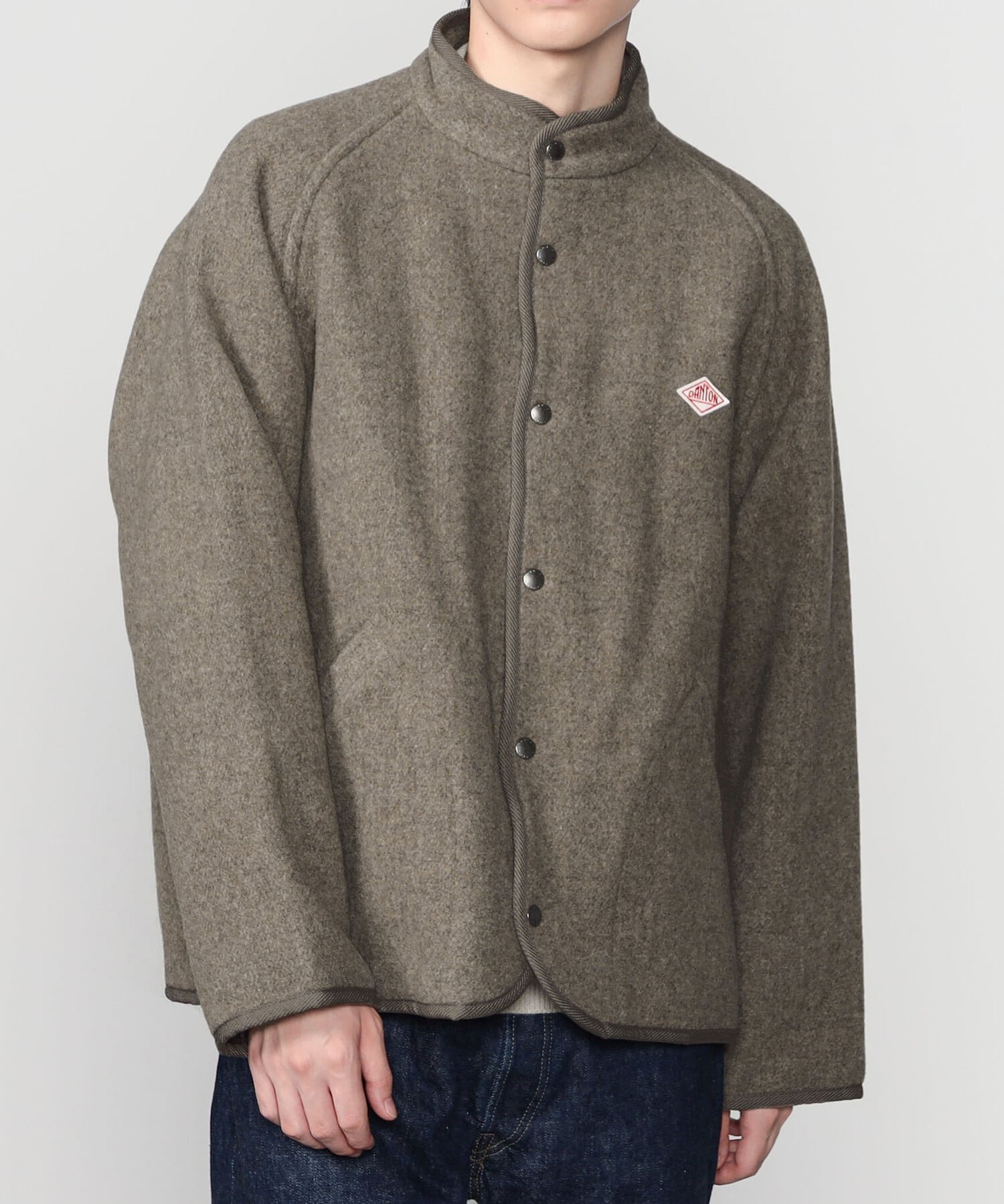 【ビショップ/Bshop / MEN】のウールライトパイル スタンドカラージャケット MEN インテリア・キッズ・メンズ・レディースファッション・服の通販 founy(ファニー) 　ファッション　Fashion　メンズファッション　Fashion for Men　ジャケット　Jacket, Outerwear　スタンド　Stand Collar, Upright Stand　スリーブ　Sleeve, Long Sleeve / Short Sleeve　テクスチャー　Texture, Textured Fabric　パイピング　Piping, Trim Design　フランス　France, French　ポケット　Pocket, Pocket Detail　ワーク　Workwear, Utility Style　BEIGE系1|ID: prp329100004822884 ipo3291000000035067024