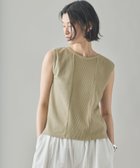 【カレンソロジー/Curensology】のRC フェードコンビノースリーブプルオーバー 人気、トレンドファッション・服の通販 founy(ファニー) ファッション Fashion レディースファッション Fashion for Women トップス・カットソー Cut & Sew Tops キャミソール&ノースリーブ Camisoles & Sleeveless Tops カジュアルプルオーバー・ニットトップス Pullovers & Knit Tops / Casual Pullovers エレガント 上品 Elegant ヴィンテージ Vintage Style キャラクター Character, Licensed Characters コンパクト Compact, Small Size シンプル Simple, Minimal セットアップ Set-Up, Coordinated Outfit デニム Denim, Jeans Material ノースリーブ Sleeveless, No-Sleeve ミリタリー Military, Army Style ワーク Workwear, Utility Style 日本製 Made In Japan thumbnail ベージュ55|ID: prp329100004822897 ipo3291000000035067248