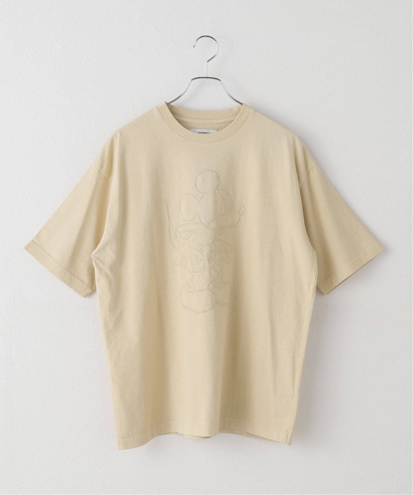 【スピック&スパン/Spick & Span】のJOHNBULL/ジョンブル MICKY MOUSE T インテリア・キッズ・メンズ・レディースファッション・服の通販 founy(ファニー) 　ファッション　Fashion　レディースファッション　Fashion for Women　スマート　Smart, Elegant　ワーク　Workwear, Utility Style　ベージュ|ID: prp329100004822969 ipo3291000000035068590