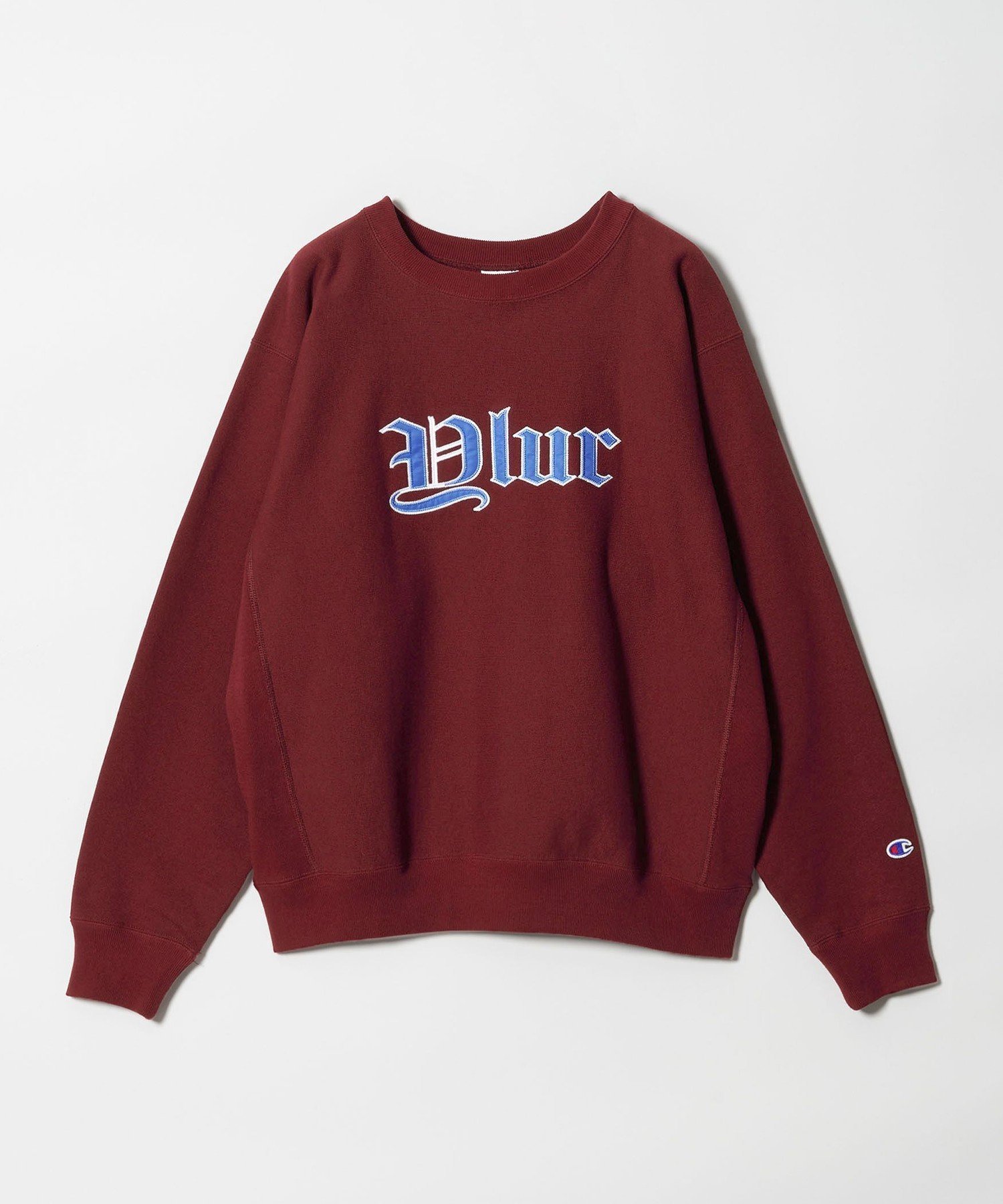 【ビューティ&ユース ユナイテッドアローズ/BEAUTY&YOUTH / UNITED ARROWS / MEN】のCHAMPION*BEAUTY YOUTH パッチ スウェット インテリア・キッズ・メンズ・レディースファッション・服の通販 founy(ファニー) 　ファッション　Fashion　メンズファッション　Fashion for Men　アメリカン　American Style　グラフィック　Graphic, Graphic Design　コンパクト　Compact, Small Size　スウェット / スエット　Sweatshirt, Sweatwear　スタンダード　Standard, Basic　スポーツ　Sports, Activewear　ニューヨーク　New York, NYC Style　人気　Popular, Best Seller　バランス　Balance, Style Balance　パッチ　Patch, Appliqué　フロント　Front, Front Design　ベーシック　Basic, Essential　別注　Limited Edition, Custom Order　WINE|ID: prp329100004822981 ipo3291000000035068808