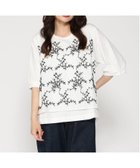 【スーパーハッカ/SUPER HAKKA】のコットンローンコード刺繍+ビーズ+天竺カットソー 人気、トレンドファッション・服の通販 founy(ファニー) ファッション Fashion レディースファッション Fashion for Women トップス・カットソー Cut & Sew Tops カットソー・ベーシックTシャツ Cut-and-Sewn Tops / Stretch Tees & Basics カットソー Cut and Sewn Top レーシー Lacy, Lace-Like thumbnail オフホワイト|ID: prp329100004822994 ipo3291000000035069108