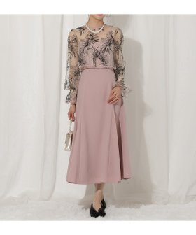 【ウィルセレクション/WILLSELECTION】のバッククロスレースブラウス*レースアップワンピース 人気、トレンドファッション・服の通販 founy(ファニー) ファッション Fashion レディースファッション Fashion for Women ワンピース Dresses キャミワンピース Cami Dress, Slip Dress シアー Sheer, See-Through シャーリング Shirring, Ruched シンプル Simple, Minimal スリーブ Sleeve, Long Sleeve / Short Sleeve ドレス Dress, One-Piece フラワー Flower, Floral マーメイド Mermaid, Fishtail Silhouette 無地 Plain, Solid Color レース Lace, Lace Fabric エレガント 上品 Elegant |ID:prp329100004823006