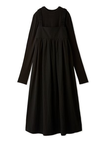 【エミ/emmi】の【限定カラー】ボックスチェックワンピースセット 人気、トレンドファッション・服の通販 founy(ファニー) 　ファッション　Fashion　レディースファッション　Fashion for Women　ワンピース　Dresses　カットソー　Cut and Sewn Top　ショルダー　Shoulder, Shoulder Strap　スマート　Smart, Elegant　バランス　Balance, Style Balance　ポケット　Pocket, Pocket Detail　 other-1|ID: prp329100004823014 ipo3291000000035069354