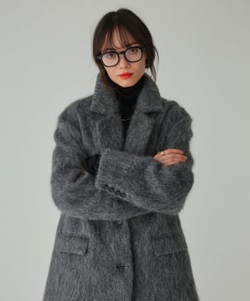 【バビロン/BABYLONE / KIDS】のシャギージャケット 人気、トレンドファッション・服の通販 founy(ファニー) ファッション Fashion キッズファッション Fashion for Kids アウター Coat Outerwear /Kids ジャケット Jacket, Outerwear 冬 Winter / This Winter 再入荷 Restock / Back in Stock おすすめ Recommended / Our Picks エレガント 上品 Elegant 2025年 2025 2025-2026秋冬・A/W Autumn/Winter 2025–26 AW25–26 |ID:prp329100004823022