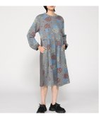 【スーパーハッカ/SUPER HAKKA】のコットンポリエステル フラワーポットニットジャカードワンピース 人気、トレンドファッション・服の通販 founy(ファニー) ファッション Fashion レディースファッション Fashion for Women ワンピース Dresses シンプル Simple, Minimal ジャカード／ジャガード Jacquard, Woven Pattern ダブル Double, Double-Breasted ドット Polka Dot, Dot Pattern フラワー Flower, Floral プレート Plate, Dish ポケット Pocket, Pocket Detail thumbnail 杢グレー|ID: prp329100004823039 ipo3291000000035069632