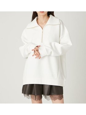 【フレイ アイディー/FRAY I.D】のハーフジップアッププルオーバー 人気、トレンドファッション・服の通販 founy(ファニー) ファッション Fashion レディースファッション Fashion for Women トップス・カットソー Cut & Sew Tops カジュアルプルオーバー・ニットトップス Pullovers & Knit Tops / Casual Pullovers 切替 Switching, Contrast Panel ジップ Zip, Zipper スマート Smart, Elegant トレンド Trend, Trending Now バランス Balance, Style Balance フロント Front, Front Design おすすめ Recommended / Our Picks エレガント 上品 Elegant |ID:prp329100004823042