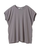【ジュリエ/Julier】の【定番】フィールフライス半袖トップス グレー|ID: prp329100004823049 ipo3291000000035205757
