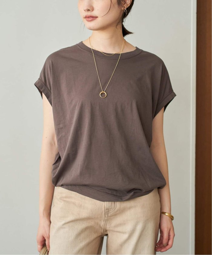 【プラージュ/Plage】の《追加》ALBINI ハイゲージTシャツ インテリア・キッズ・メンズ・レディースファッション・服の通販 founy(ファニー) https://founy.com/ ファッション Fashion レディースファッション Fashion for Women トップス・カットソー Cut & Sew Tops シャツ・ブラウス・オフィスカジュアル Elegant Blouses & Button-Ups ロングTシャツ・Tシャツ Longline T-Shirts & Tees とろみ Fluid, Flowy Fabric エアリー Airy Texture シンプル Simple, Minimal 夏 Summer |ID: prp329100004823055 ipo3291000000035069920